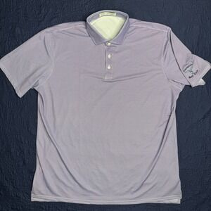 Holderness & Bourne XXL Golf Polo Shirt Goemetric Stretch Champions Golf Club‎